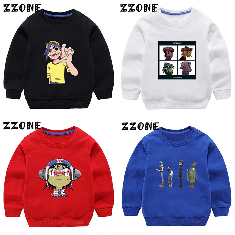 Baby Products Store - Diskon besar kaus anak-anak Gorillaz Band