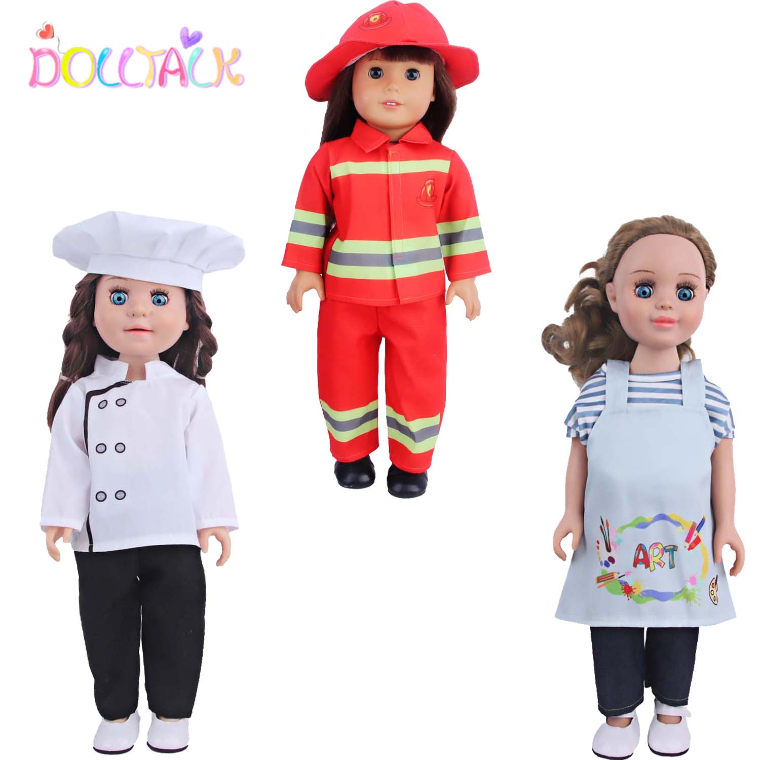 Baby Products Essential - Kostum boneka anak perempuan 18 inci,