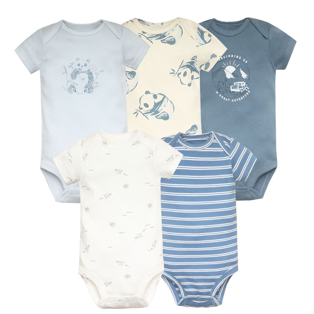 5 buah/lot Bodysuit bayi Fashi - Baby Products Essential ulasan dan harga