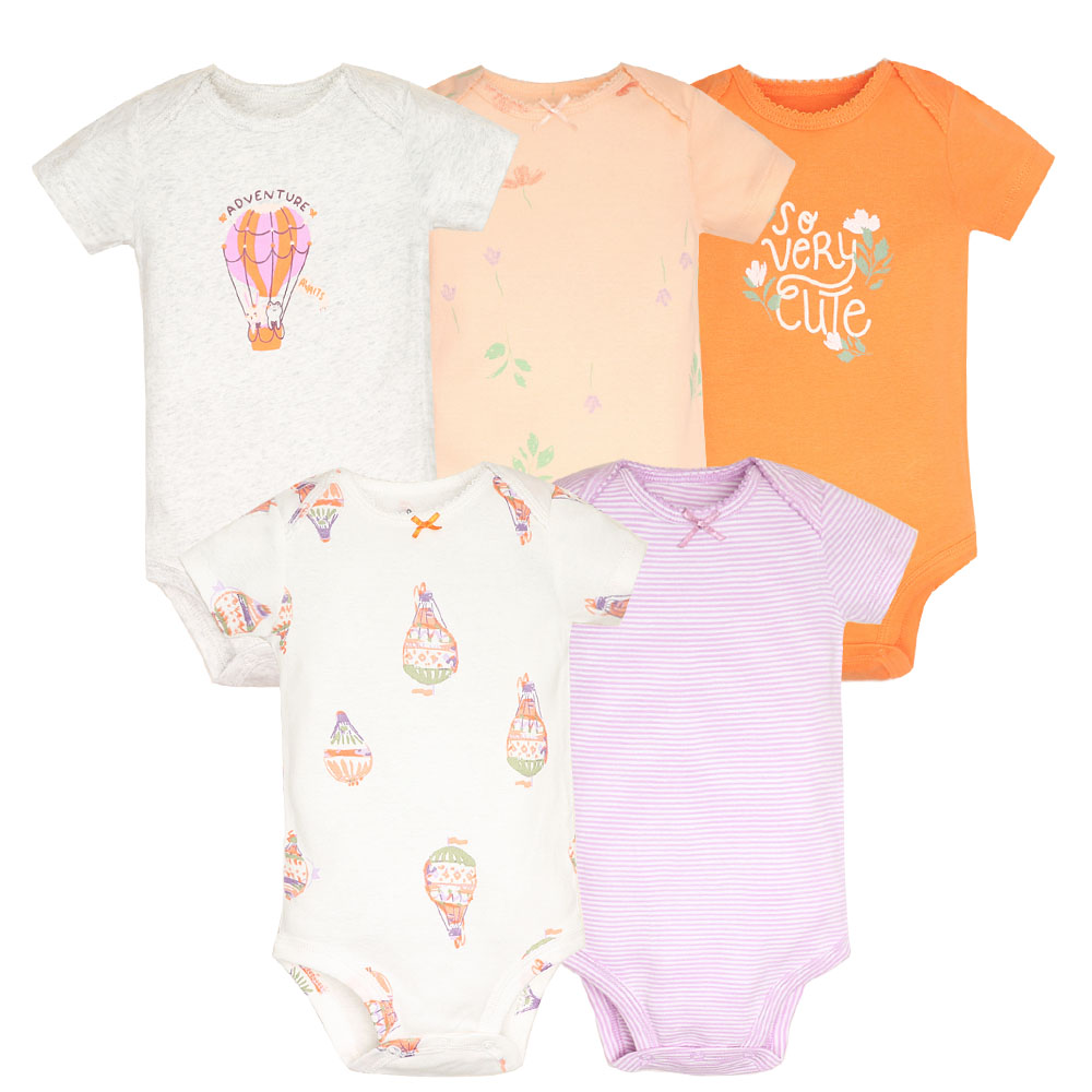 5 buah/lot Bodysuit bayi Fashi - Baby Products Essential ulasan dan harga
